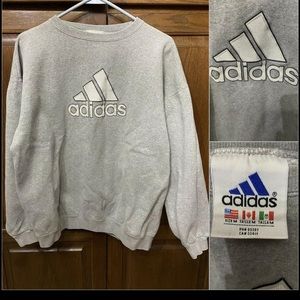 Vintage Adidas Pull Over Crewneck